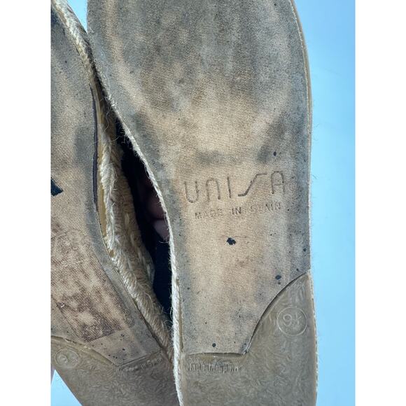 Unisa black and tan espadrille flats - Picture 4 of 6